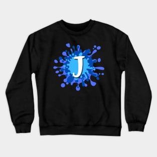 Letter J Crewneck Sweatshirt